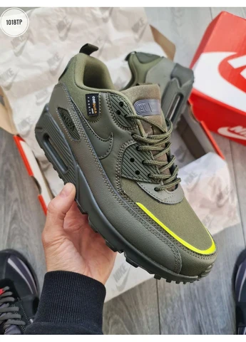 Зеленые летние кроссовки nike air max 90 surplus khaki найк аир макс 90 No Brand