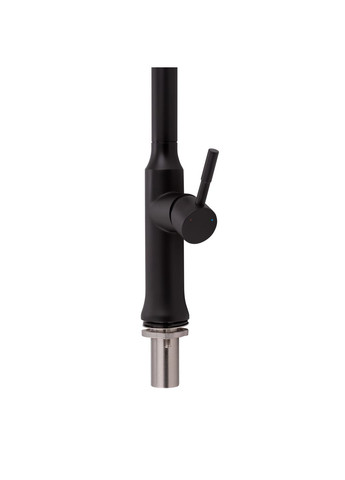 Смеситель для кухни Baruska с выдвижным изливом QTBAR9137103UB Black Matt Qtap 9137103UB (341326600)