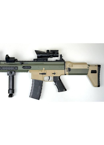 Детский автомат на орбизах Scar гелевой игрушечный бластер пистолет с орбизами гидрогелевой пейнтбольный набор оружие для детей No Brand (366664840)