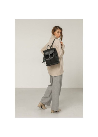 Рюкзак жіночий шкіряний Олсен Чорний BlankNote (301871616)