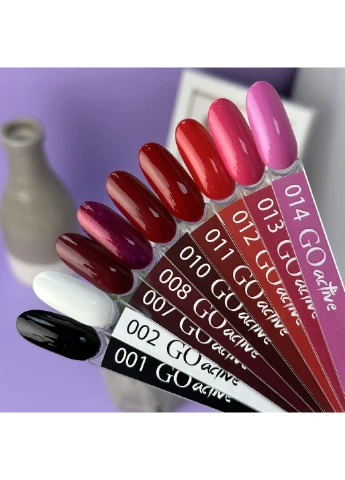 Лак для нігтів Nail Polish 048 (бордова фуксія), 10 мл Go Active (386094443)