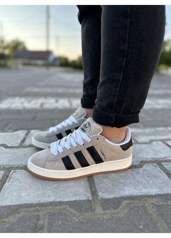 Черные летние кроссовки adidas campus 00s grey black адидас кампус No Brand