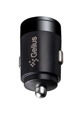 Автомобільний зарядний пристрій Pro Inch Twix GP-CC010 USB+Type-C QC/PD (35 Вт) Чорний Gelius (383904636)