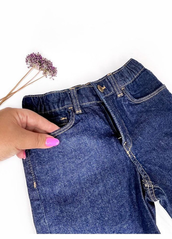 Джинсові шорти 98 см темно-синій артикул Л1159 H&M (345647977)