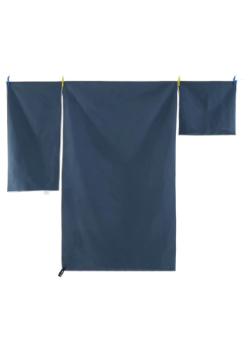 Комплект рушників спортивних BEACH TOWEL T (3шт) (мікрофібра, р-р 38x38см(S), 38x76см(M), 78x130см(L), сірий) PPT сірий