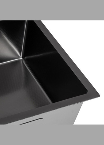 Кухонная мойка 4-в-1 (комплект) HM 50х50 NANO BLACK PVD (3.0/1.0 мм) Kraft (347324559)