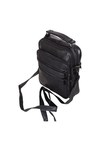 Мужская сумка из натуральной кожи через плечо, барсетка SW303717 черная No Brand (370848451)