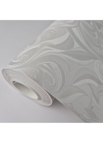 Виниловые обои 1.06 × 10.05 м 520536, светло-серые с рельефным рисунком для гостиной, спальни, кабинета Sintra (361205063)