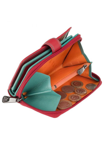 Кожаный женский кошелёк R13 RED/RHUMBA Carmelo c RFID Visconti (303831035)