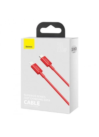Кабель Superior Series Fast Charging Data Cable Type-C to iP PD 20W 1m CATLYS-A09 Red Baseus (271823705)