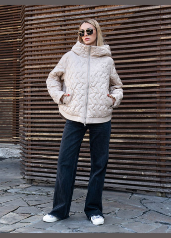 Молочна демісезонна куртка MN