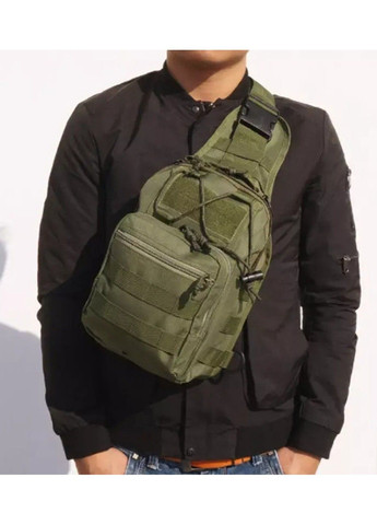 Тактична армійська сумка через плече Зелений No Brand (332636408)