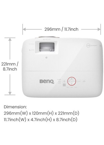 Проектор TH671ST, короткофокусний, DLP,1080P,ANSI 3000Lm,10000:1, 2хHDMI, USB,16:9, білий BenQ (370622226)