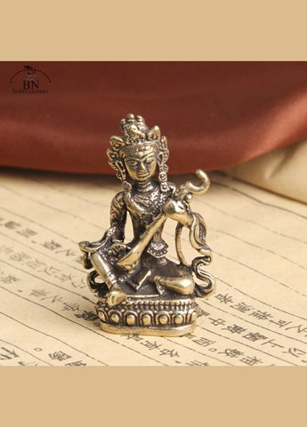 Античная ретро медная бронзовая латунная статуэтка настольная фигурка Будды Бодхисаттвы No Brand (292260581)