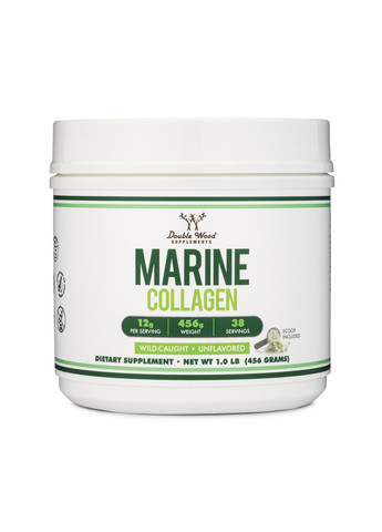 Морской коллаген Double Wood Marine Collagen Peptides 456g Double Wood Supplements (289361083)