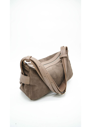 Сумка крос-боді жіноча замшева середня темно-бежева 1820 207-4222 ARTiS Bags Сумка (362264207)