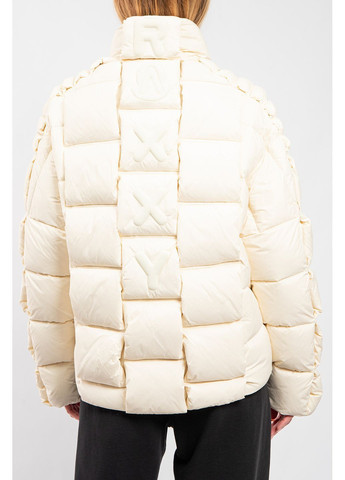 Молочный Пуховик Moncler