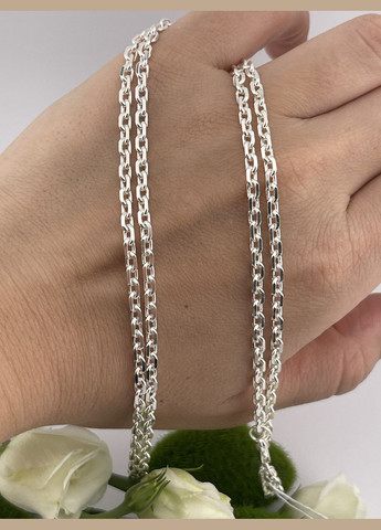 Елегантний та універсальний срібний ланцюжок No Brand (323017157)