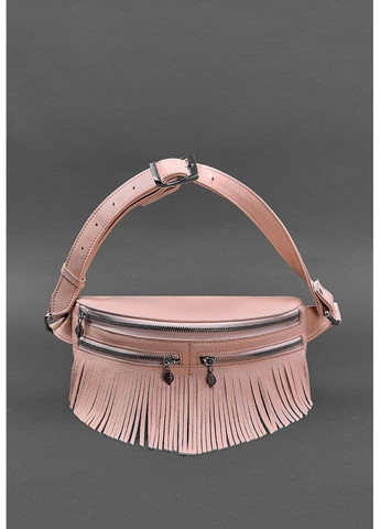 Шкіряна жіноча сумка на пояс Spirit рожева BlankNote поясна сумка (348359144)