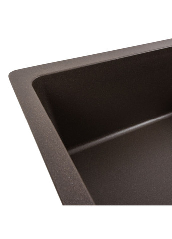 Гранітна мийка для кухні 7850 ROMA матова Темна скеля Platinum (269793710)