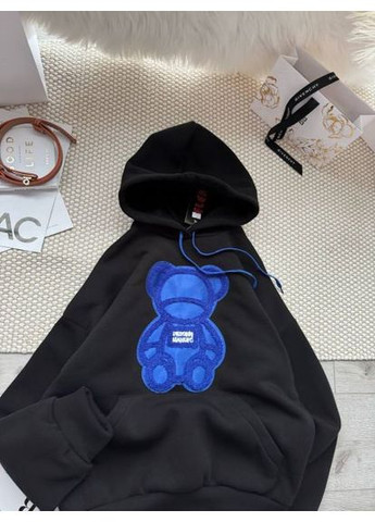 Женские тощие оверсайз с мишкой, с синим мишкой, на флисе (арт. 717EB) No Brand (368864982)