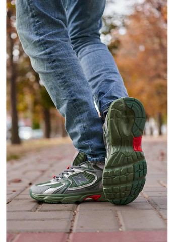 КРОССОВКИ ЖЕНСКИЕ NEW BALANCE 530 GREEN SILVER V2 НЬЮ БЕЛАНС 530 No Brand серые демисезоны (367171650)