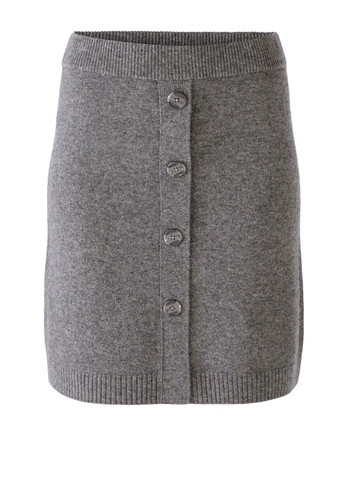 Серая юбка женская мини 79407-1231608 Oui