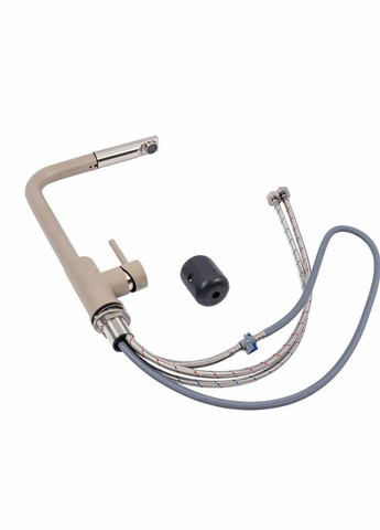 Q411B смеситель кухонный ТИТАН (с выдвижной воронкой) Valeso (342071212)