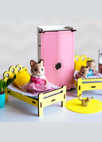 Ігоровий набір "Спальня New" для ляльок LOL (kml012) NestWood (303632954)