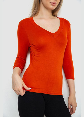 Женский лонгслив укороченный с рукавом 3/4 Ager 186R508 - (293849929)