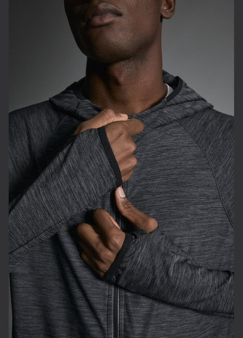 Чоловіча куртка із високотехнологічної тканини антрацитово-сіра (розмір ) Zara (292734792)