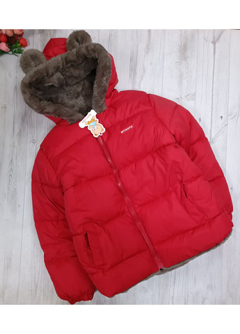 Червона демісезонна куртка для хлопчика HAOJIEKIDS