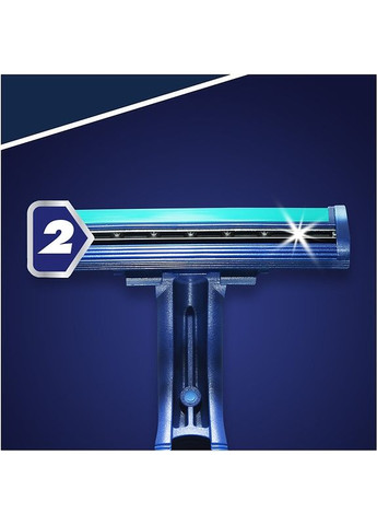 Набор одноразовых бритвенных станков, 5шт Blue II Plus 5шт (2-930389) Gillette (369795636)