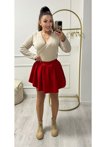 Жіноча спідниця-шорти червоного кольору 36143 Fashion (370603821)