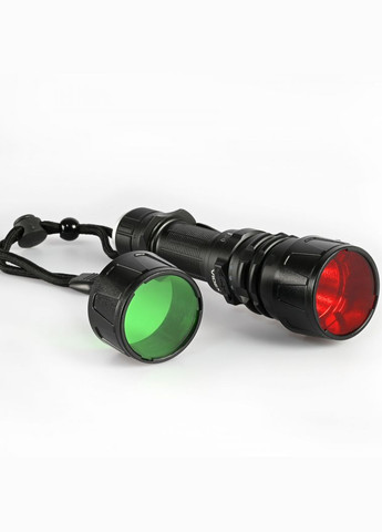 Ліхтарик VLFAT265 2000Lm 6500K, до 650 м з червоним та зеленим свіьлофільтрами Videx (282313031)