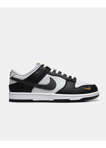 КРОССОВКИ ЖЕНСКИЕ NIKE DUNK LOW MINI SWOOSH - BLACK TOTAL ORANGE НАЙК СБ ДАНК No Brand чёрные демисезоны (367171363)