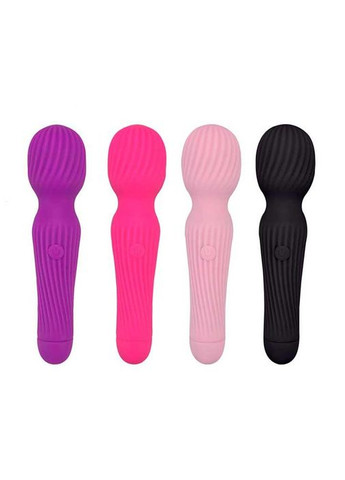 Многофункциональный ребристый вибратор Черный No Brand (370612123)