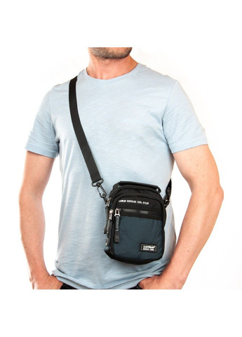Мужская тканевая сумка через плечо 83007 blue Lanpad (293765195)