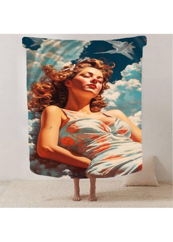 Плед Принцесса любви качественное покрывало с 3D-изображением размер 135х160 Україна ТД (369657556)