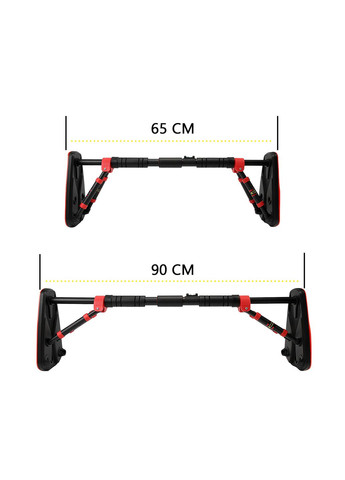 Турник раздвижной Elite+ XR-0293 Black/Red Cornix (322141218)
