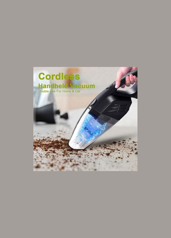 Автомобільний бездротовий ручний пилосос для сухого та вологого прибирання 5W акумуляторний, 7000Па, 140W Grikey (302392429)