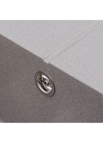 Гранитная мойка для кухни SOLID 7843 матовая Серый металлик Valeso (358059698)