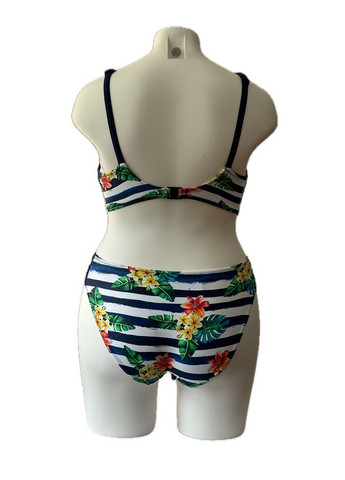 Синий летний купальник раздельный 6671-6675 раздельный, балконет Fantasie Porto