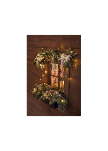 Новорічна гірлянда 50 LED 5,4 м на батарейках + таймер Livarno home (308855931)