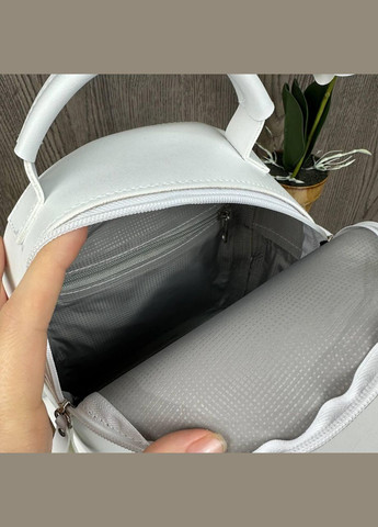 Жіночий міні рюкзак прогулянковий Білий No Brand (301082963)