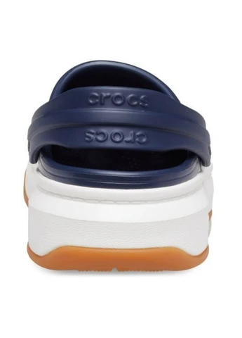 Темно-синие кроксы full force clog white 206122 Crocs