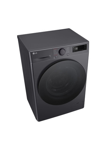 Пральна машина фронтальна, 9кг, 1200, A, 48см, дисплей, пара, інвертор, чорний LG (370617723)