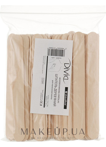 Деревянный шпатель для воска, 150х17 мм, 100 шт. Di584 100шт (955746-27234009) Divia (368634313)