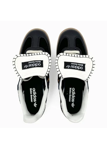 Белые летние кроссовки adidas samba wales bonner black white адидас самба No Brand