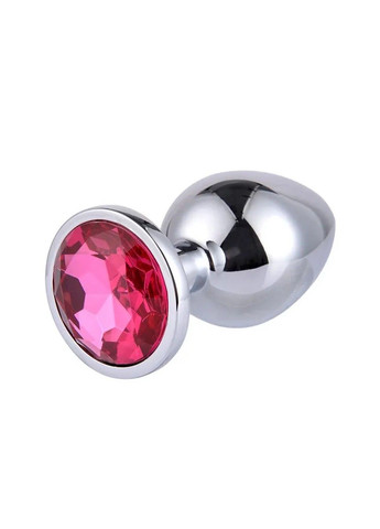 Набор анальных пробок с камушками розового цвета (S,M,L) We Love (284278229)